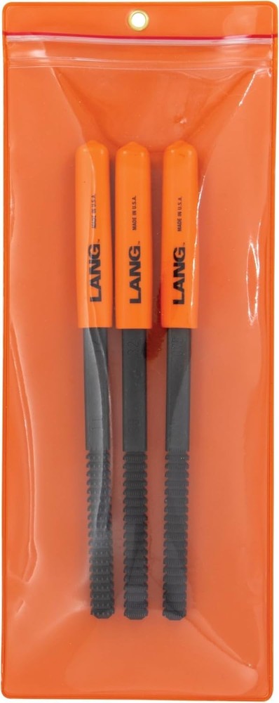 3-Piece Thread Restorer File Set for Damaged Threads, Easy to Install