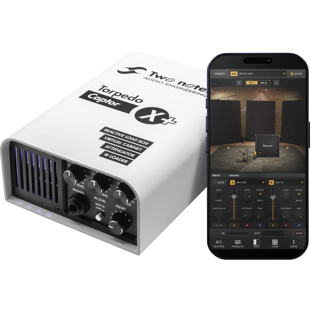 Two Notes Engineering Torpedo Captor X+ 16 Ohm Compact Reactive Load Box