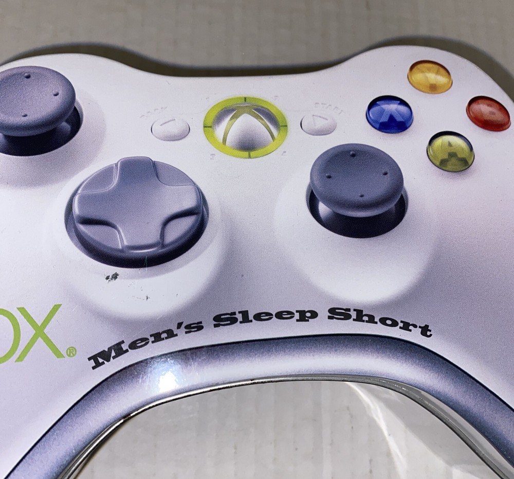 XBOX Empty Tin Kohls Rubber Eraser Controller c2008 Microsoft