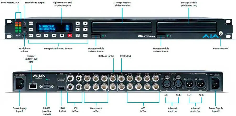 Aja ki pro rack
