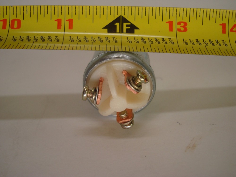 UNIVERSAL IGNITION SWITCH LOCK FLUSH MOUNT 6-VOLT 2-KEY 3 POSITION ON OFF START