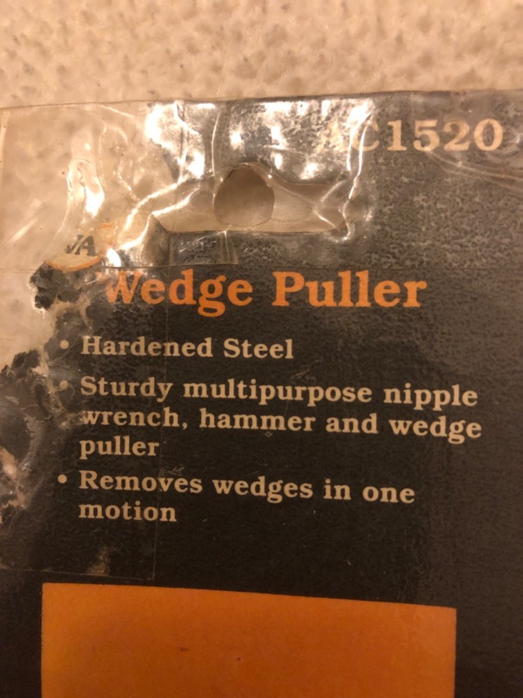 CVA Wedge Puller AC1520 Multipurpose Nipple Wrench, Hammer, and Wedge Puller