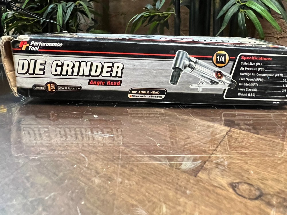Performance Tool Die Grinder M656 90 angle head 1/4"