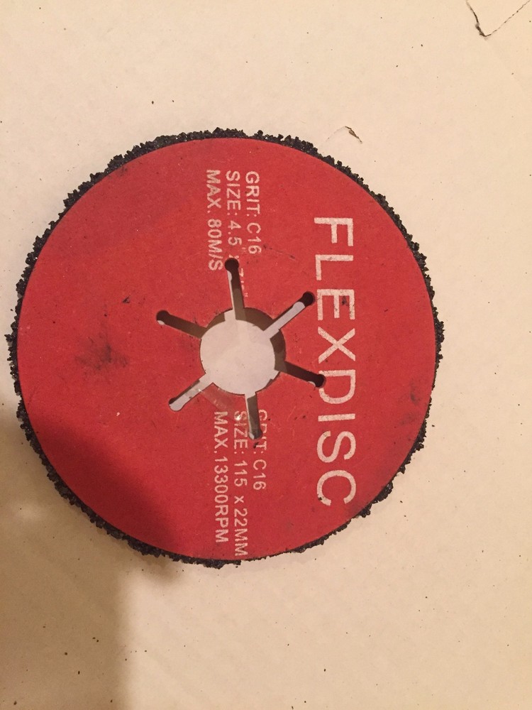 10 PACK! 4.5 Inch Flex Discs - C16 Sanding Discs Silicon Carbide Rough Surfaces