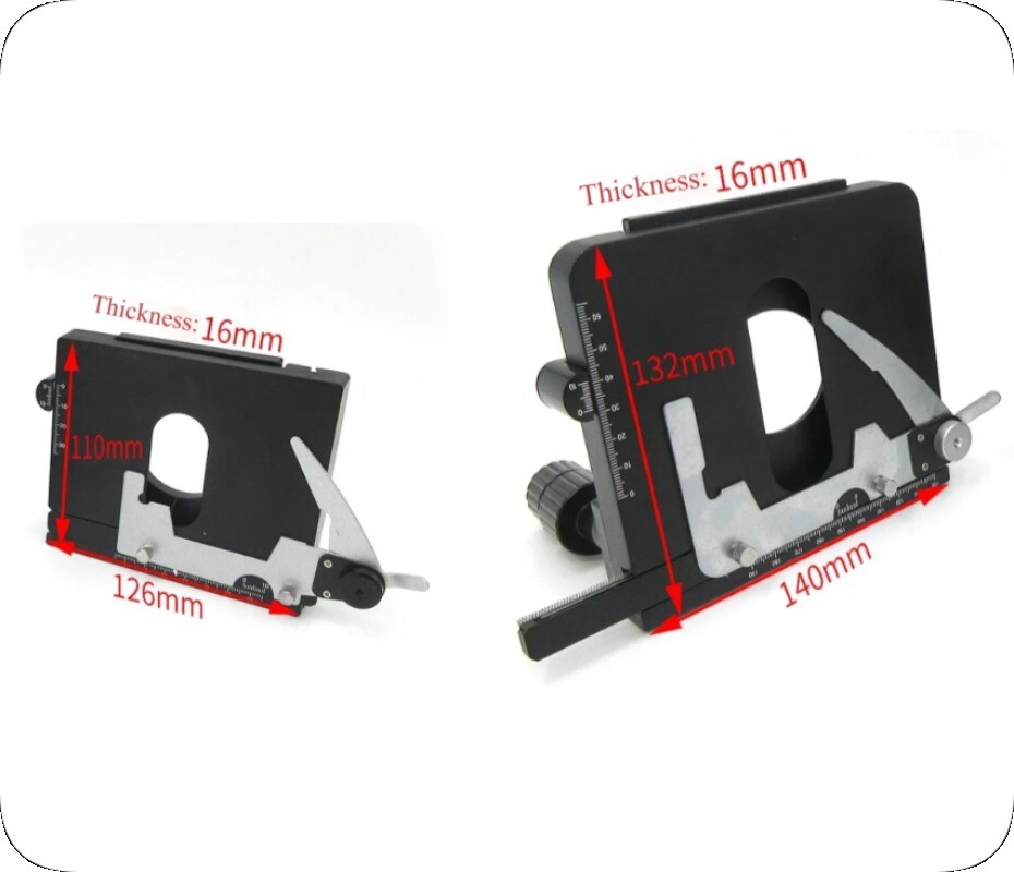 Microscope Mechanical Stage XY Axis Removable Specimen Measuring Moving Platform