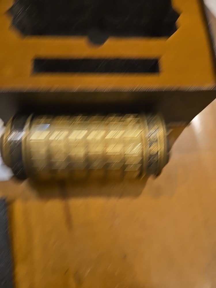 Da Vinci Code Mini cylinder puzzle Cryptex Lock Safe Lightly Used