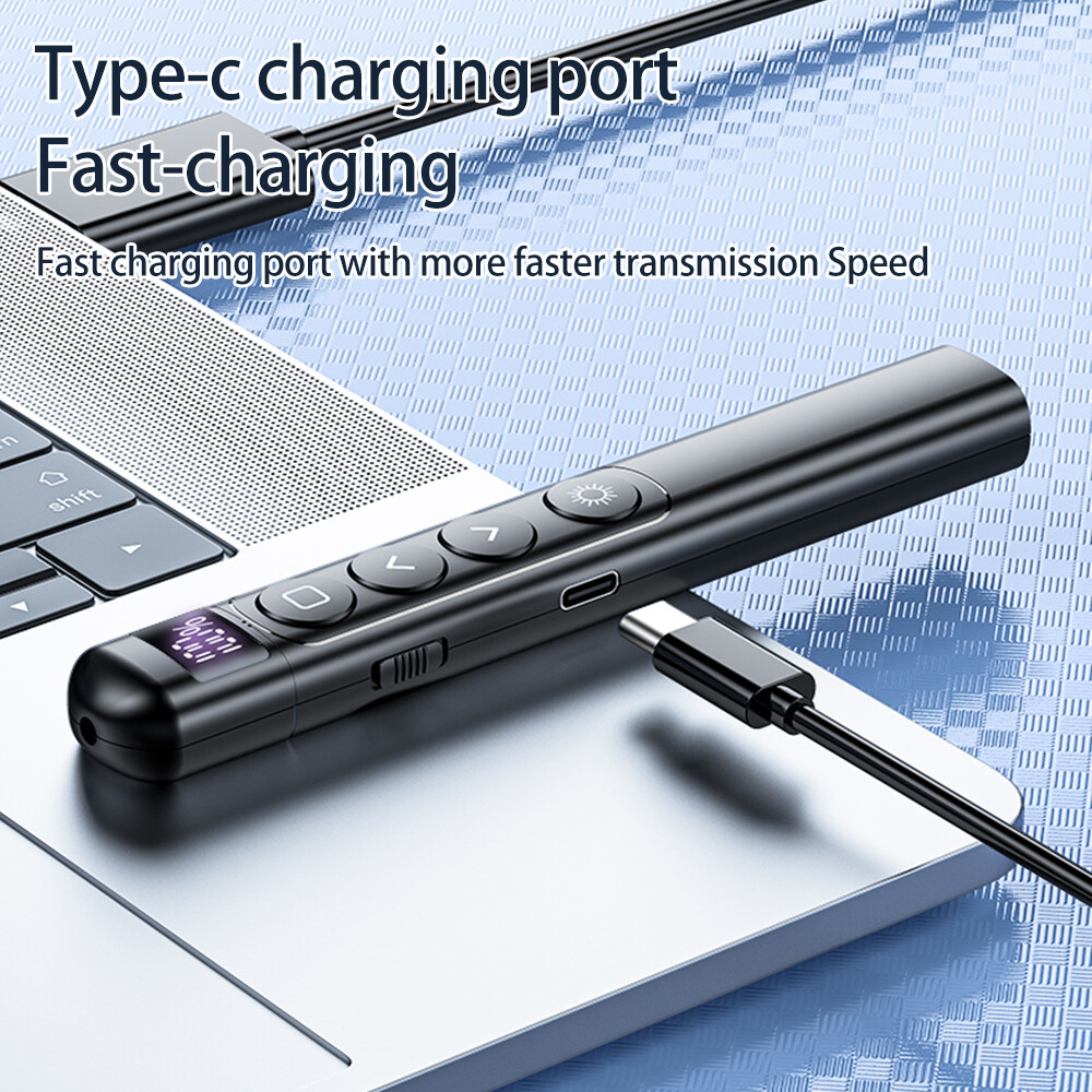 Laser Presentation Pointer 2.4G Wireless Demonstration Remote Control Pen O8F9