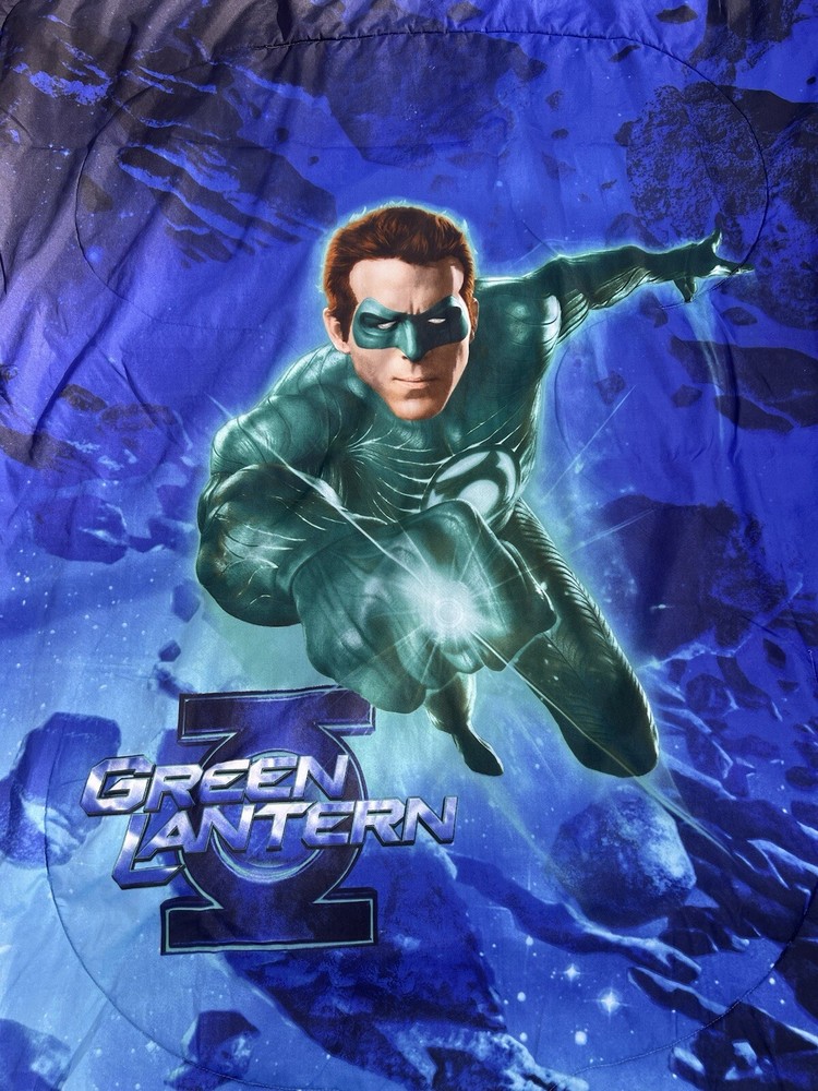 Green Lantern DC Comics Character AOP Double Sided Twin Comforter Blanket