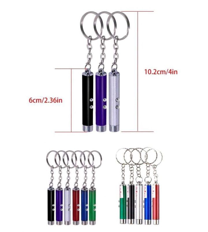 4 Laser Pointer Pens with Flashlight