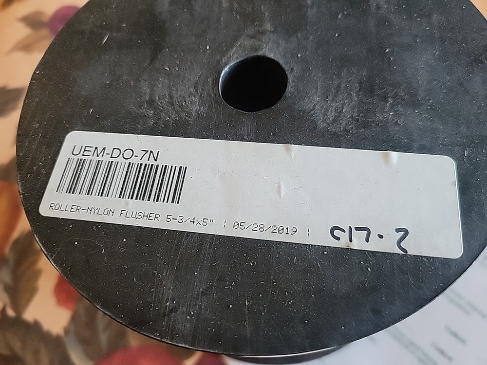 (2) UEMSI HTV Encoder Roller Manhole Sewer Camera DO-7N NYLON FLUSHER 5-3/4" 5"
