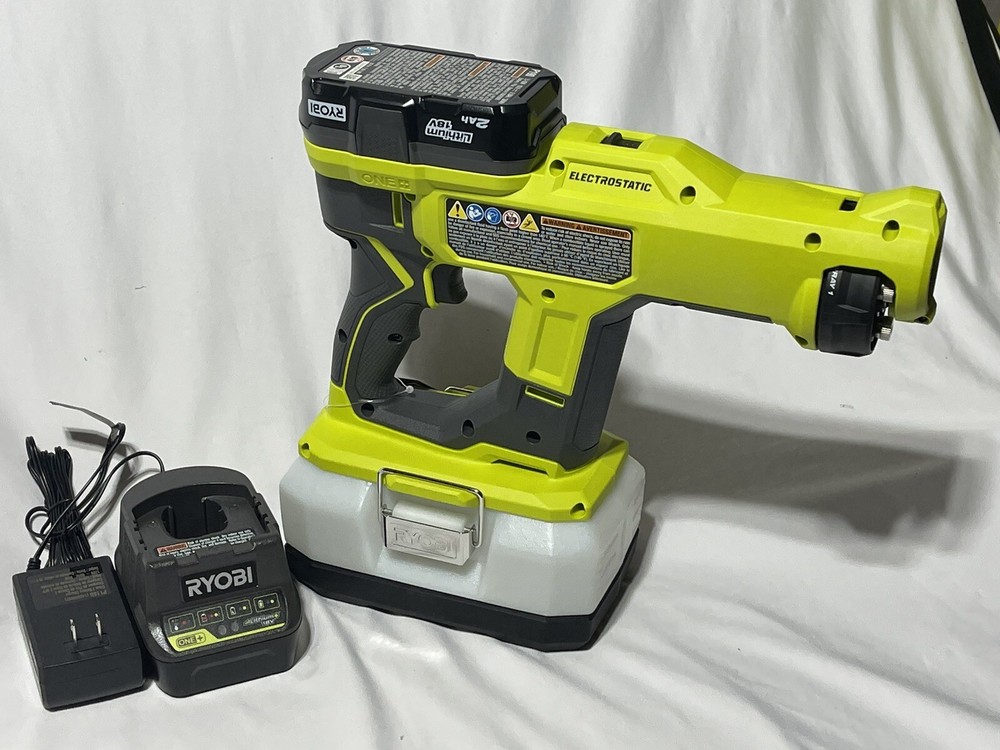 Ryobi garden spray battery powered include battery and charger