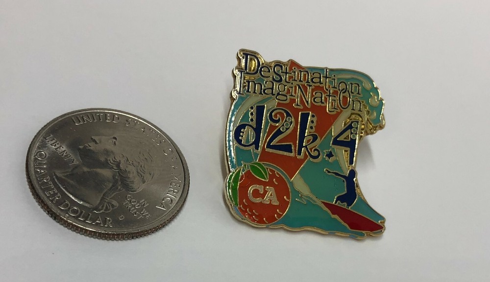 Destination Imagination d2k.4 California Pin