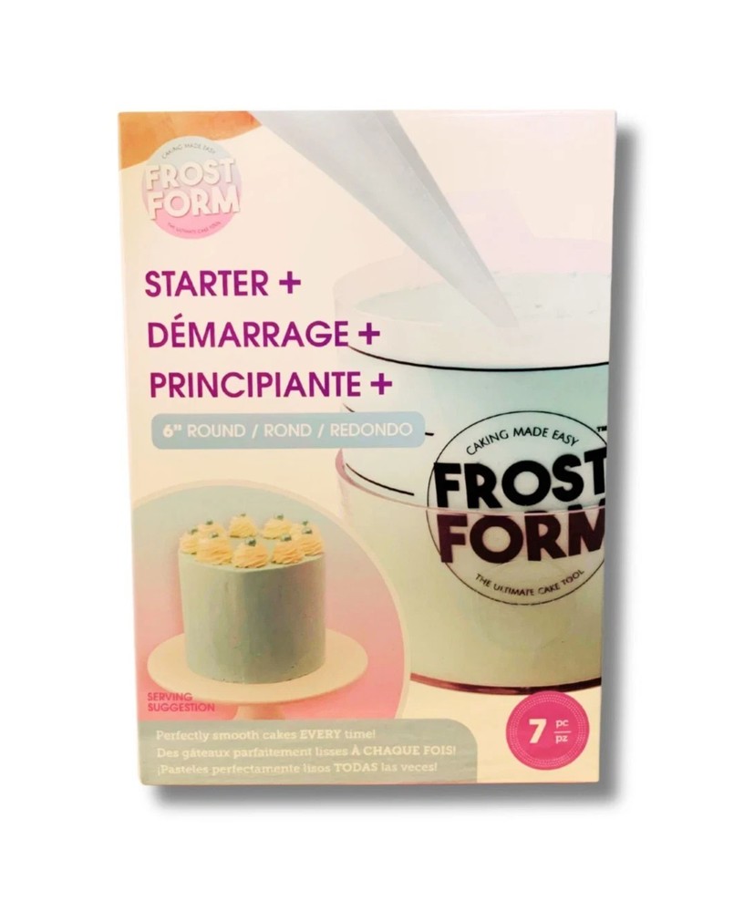 Frost Form Stencil Liners – 4 Patterns (2 Sets) – Cake Decorating Templates