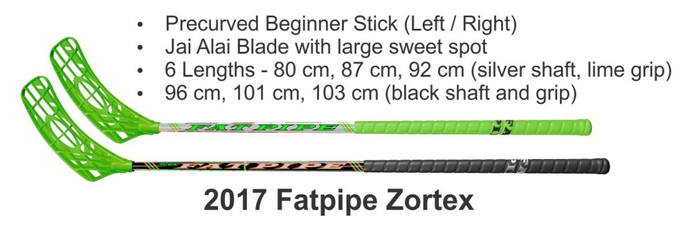 2018 Fatpipe Zortex Floorball Stick