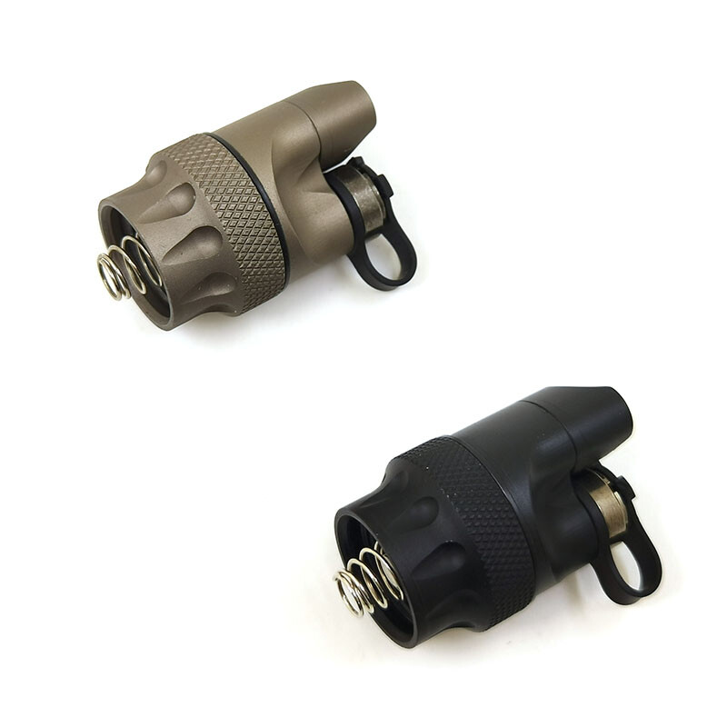 Replacement Dual Function Flashlight Tail Cap Fit M300 M600 for Tactical Outdoor