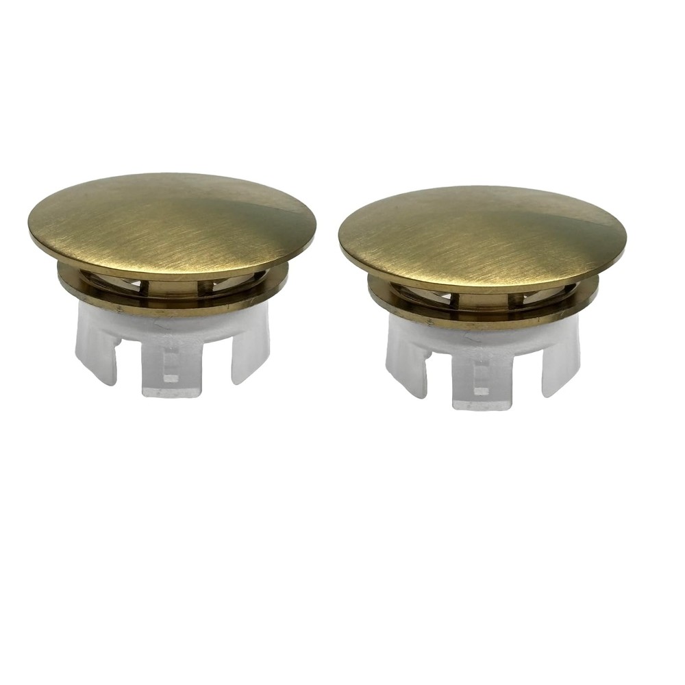 2 Pack Sink Overflow Cover Basin Trim Copper Bathroom Sink Rings,Bathroom Kit...