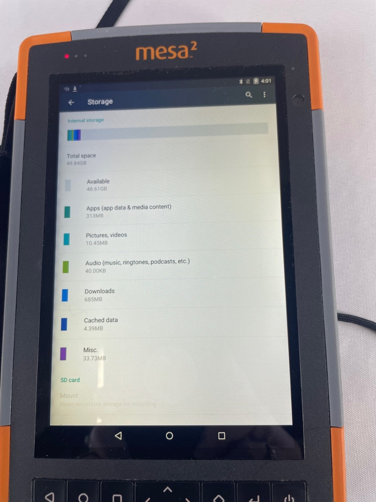 JUNIPER SYSTEM MESA 2 MS2-151 ANDROID SURVEY DATA COLLECTION RUGGED TABLET
