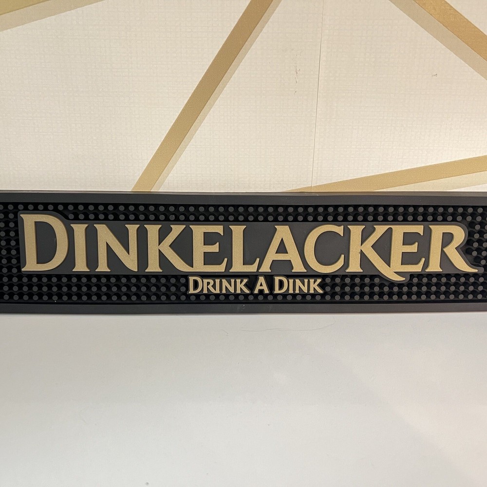 NEW Dinkel Acker Beer Bar Pouring Spill Mat 24" Drip Mat Runner