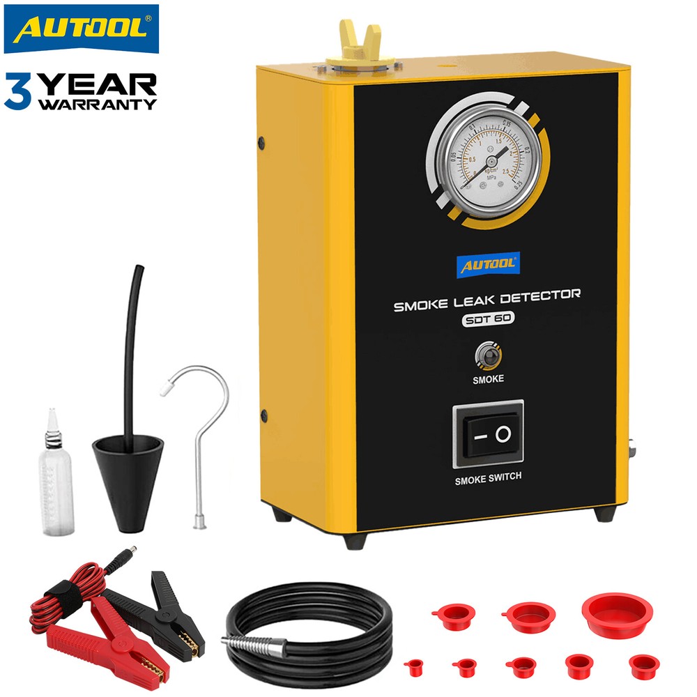 AUTOOL SDT60 EVAP Smoke Machine Leak Detector Auto Pipe Leakage Diagnostic Tool