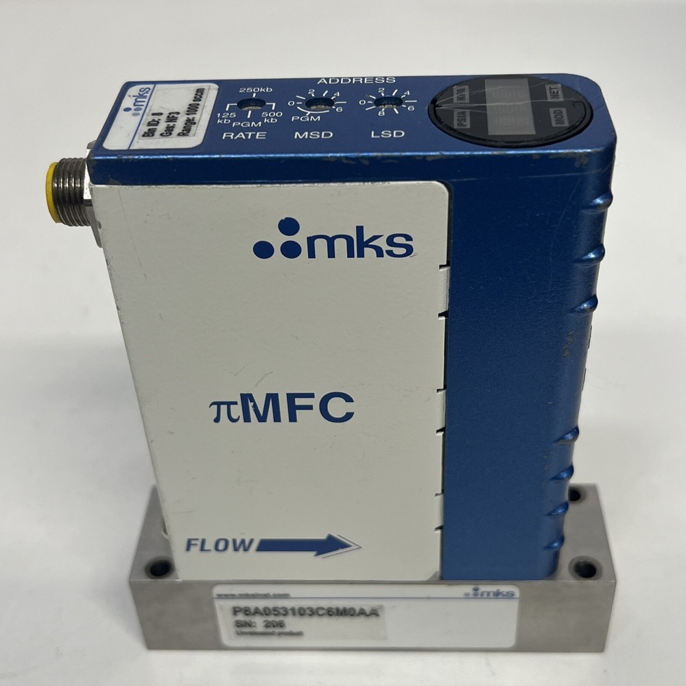 MKS Instruments P8A053103C6M0AA Mass Flow Controller