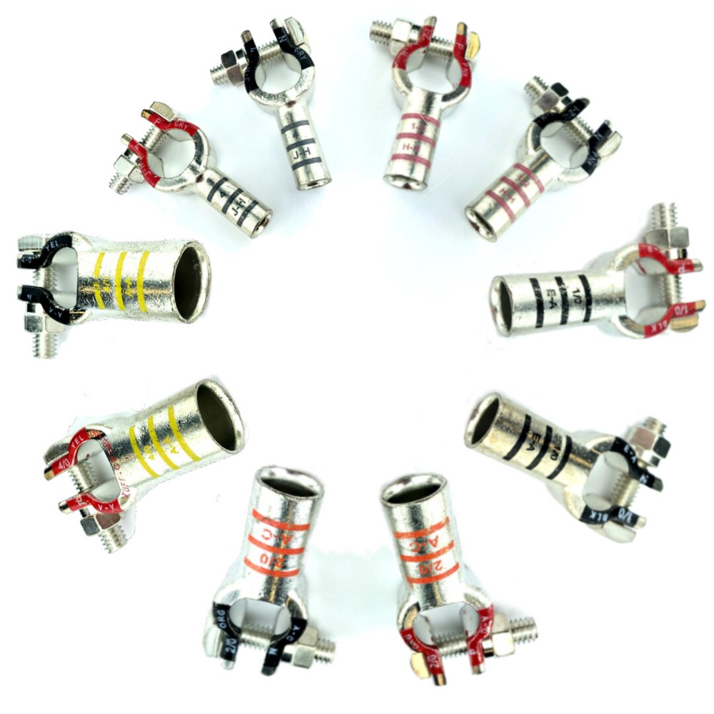 Battery Cable Ends Copper Top Post Terminal Connectors