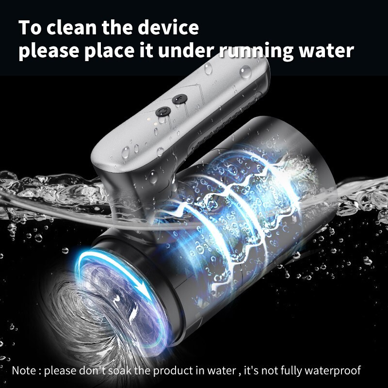 Male Masturbaters Automatic HandsFree Rotating Cup Thrusting Stroker Lubricants