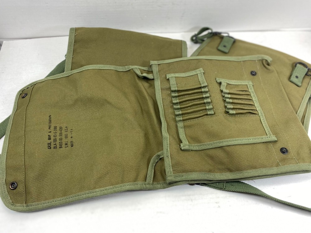 US Olive Drab Map Case/Shoulder Bag