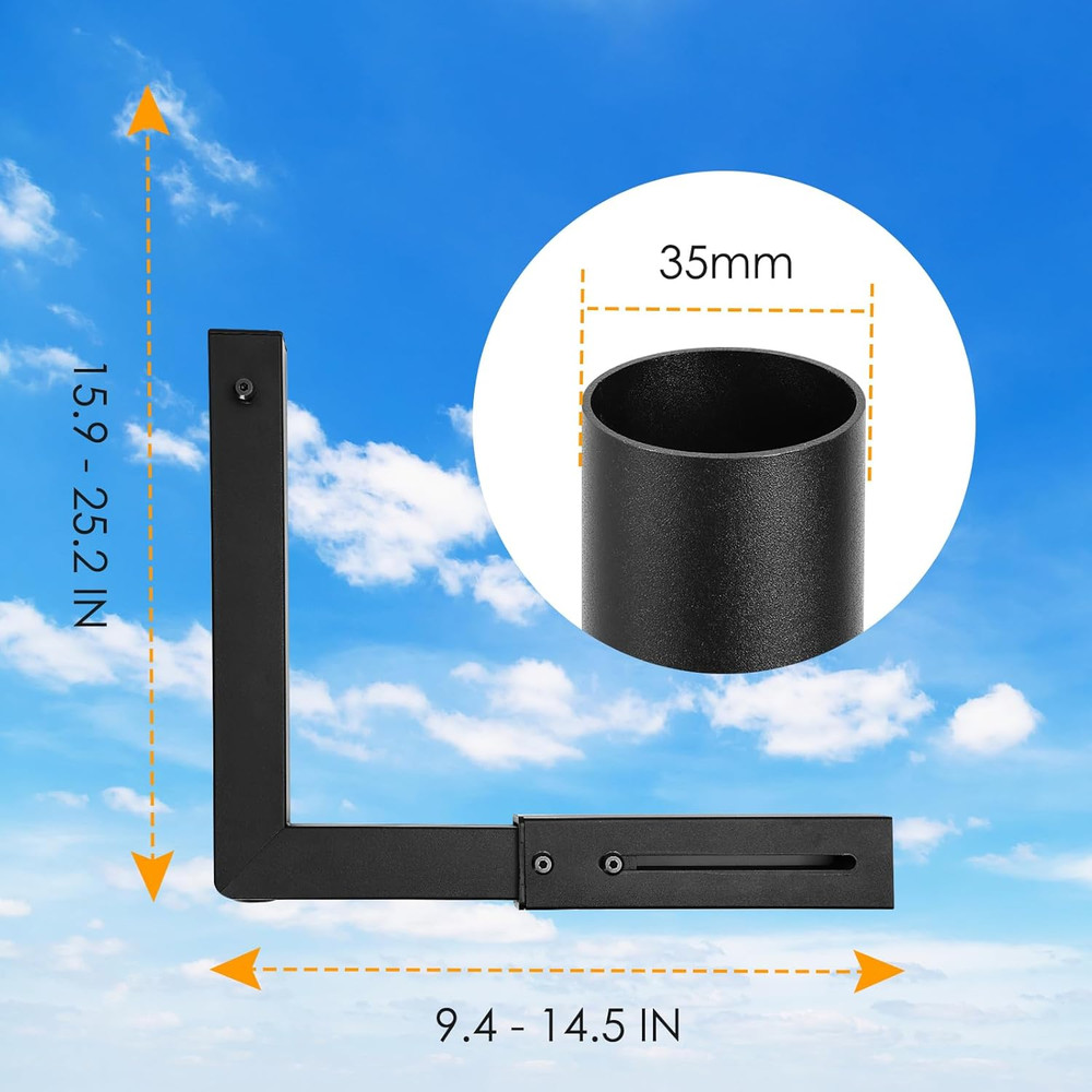 Starlink Mount Adjustable Starlink Wall Mount Gen 3 W/ Telescoping Support Arm