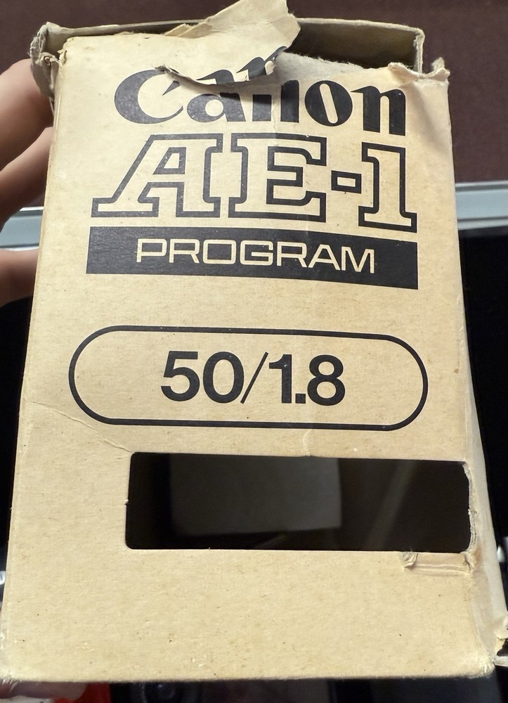 CANON AE-1 PROGRAM Camera, Lens, Flash W/Box