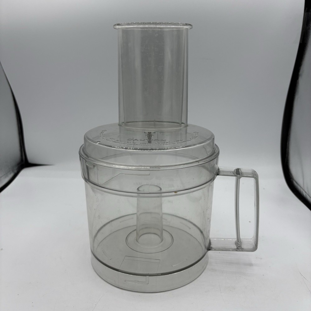 Hamilton Beach Food Processor 70100 Replacement Lid Work Bowl Pusher OEM Clear
