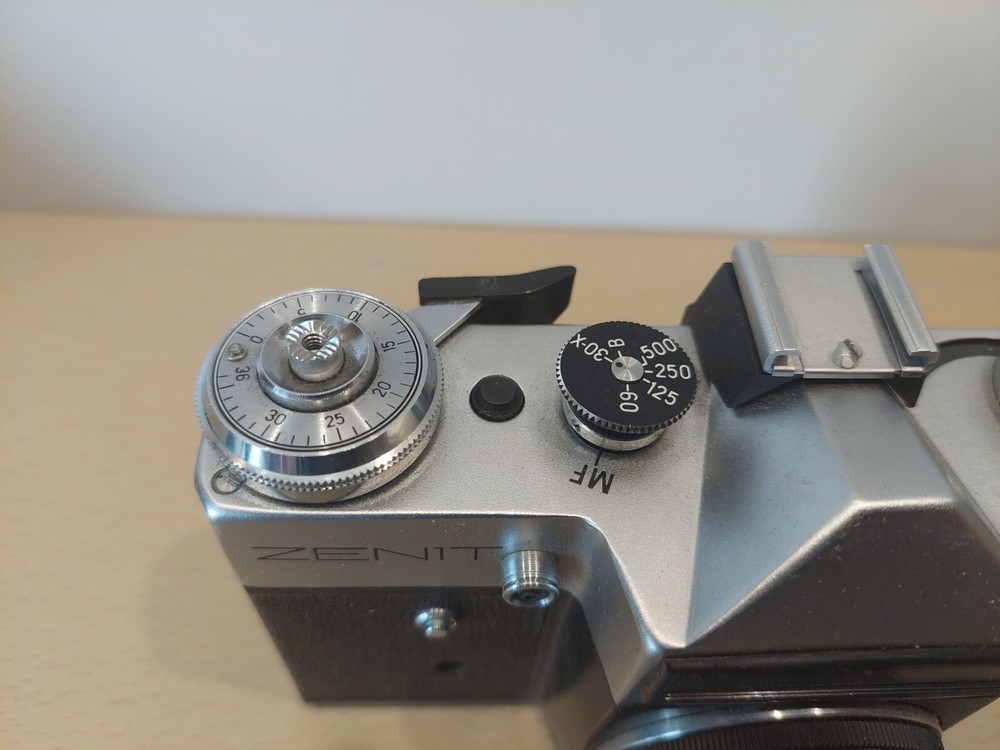 Soviet Union Vintage Camera Zenit E. Made in USSR. Original. ## . S