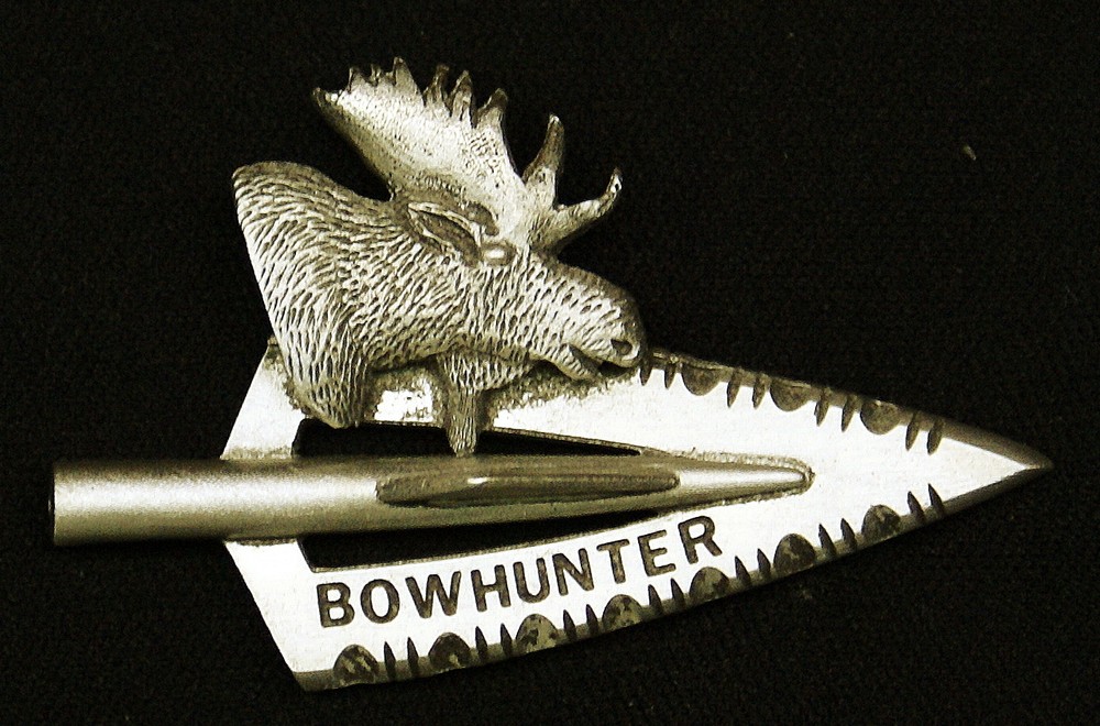 Empire Pewter Broadhead w/ Moose Archery Pin