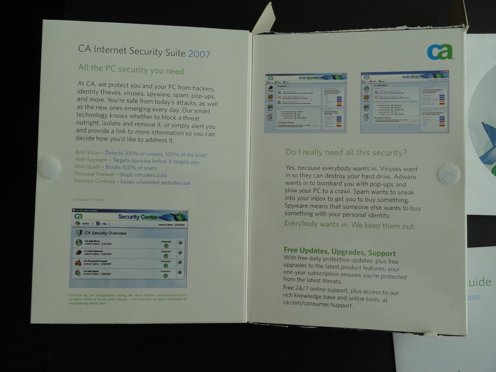CA INTERNET SECURITY SUITE 2007 - WINDOWS VISTA 2000/XP - SEALED DISCS