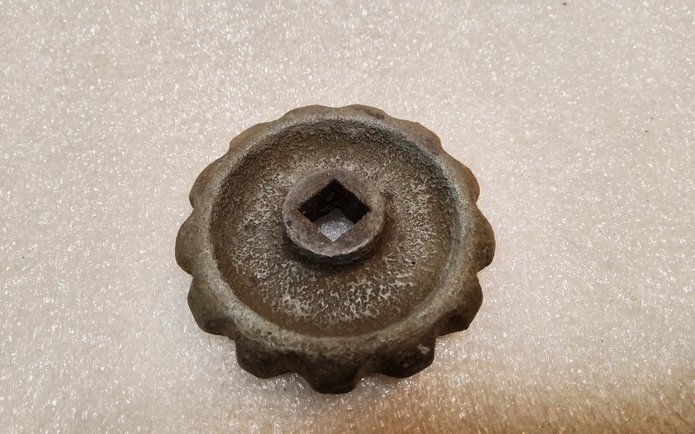 Vintage Water Spigot Handle With Square Packing Stem