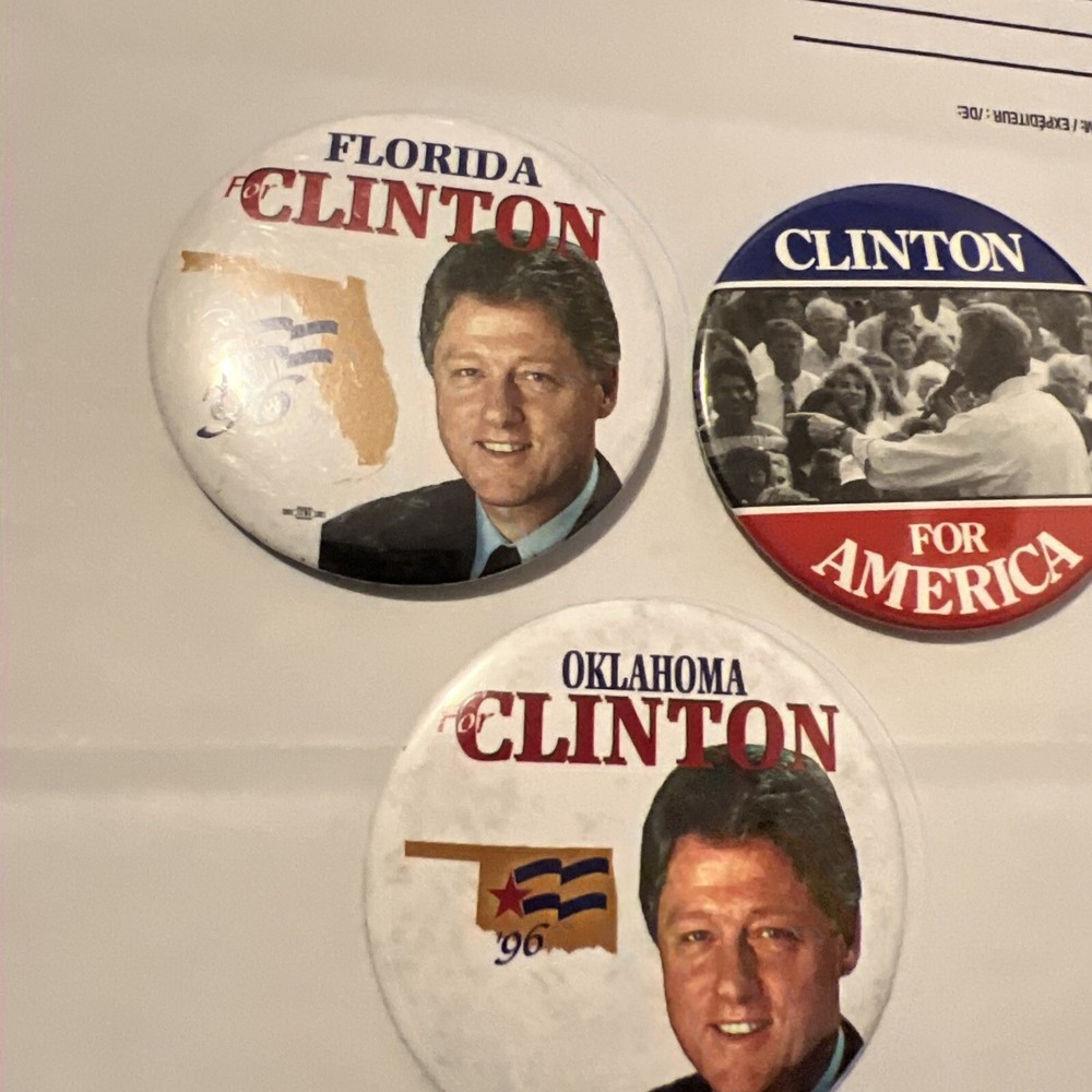 Bill Clinton Pin lot