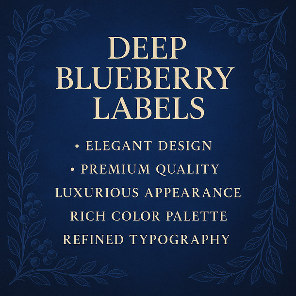 FWK Deep Blueberry Labels
