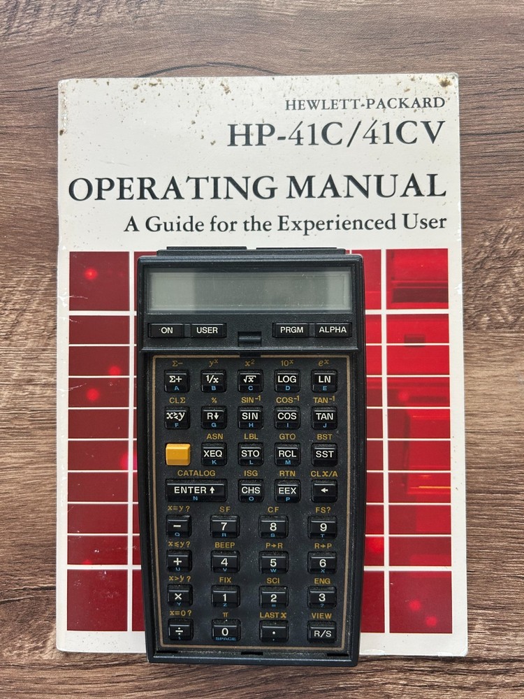 Hewlett Packard HP 41CV Calculator