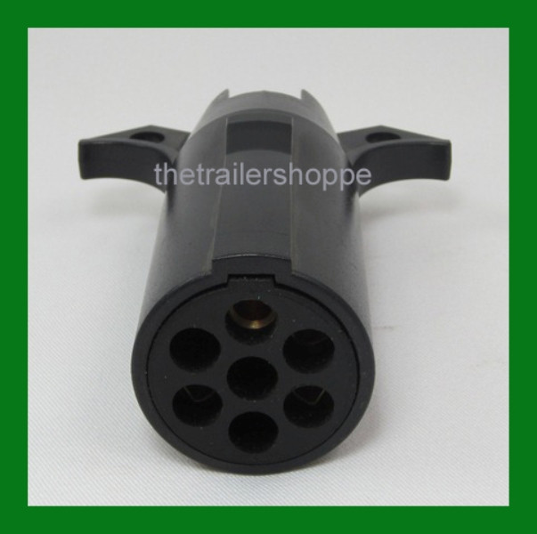 Trailer Light Adapter Plug Converter 7 Round to 4 Flat Semi Style