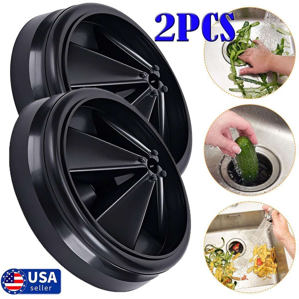2-Pack QCB-AM Rubber Garbage Disposal Splash Guard for Most Sink Disposal System