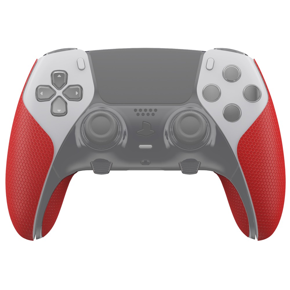 Anti-Skid Controller Grip for PS5 Edge Controller - PU Handle Passion Red