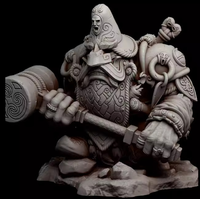 1/24 Resin Dwarf Unassembled Unpainted A-1818