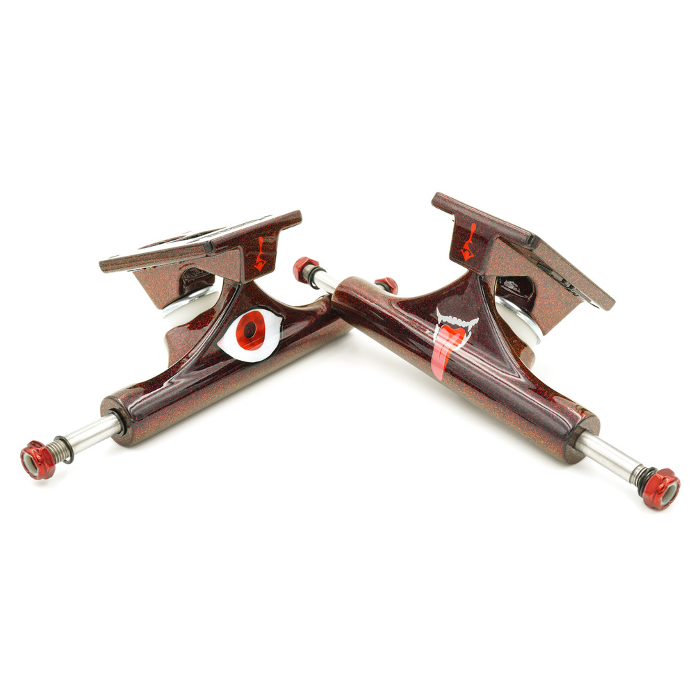 Slappy 8" Hellsing Ultimate Smiley Alucard Black / Red Color Shift Custom Trucks