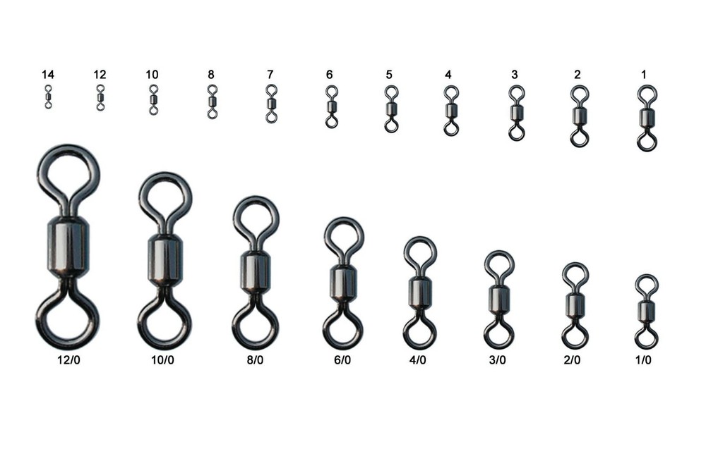 1/0 Barrel swivels by Dblue 50pcs/pack