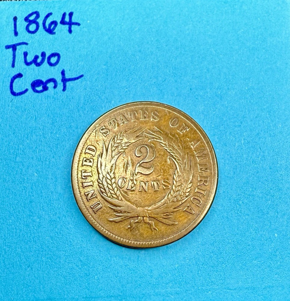 1864 U.S. Two Cent • Classic Copper Type