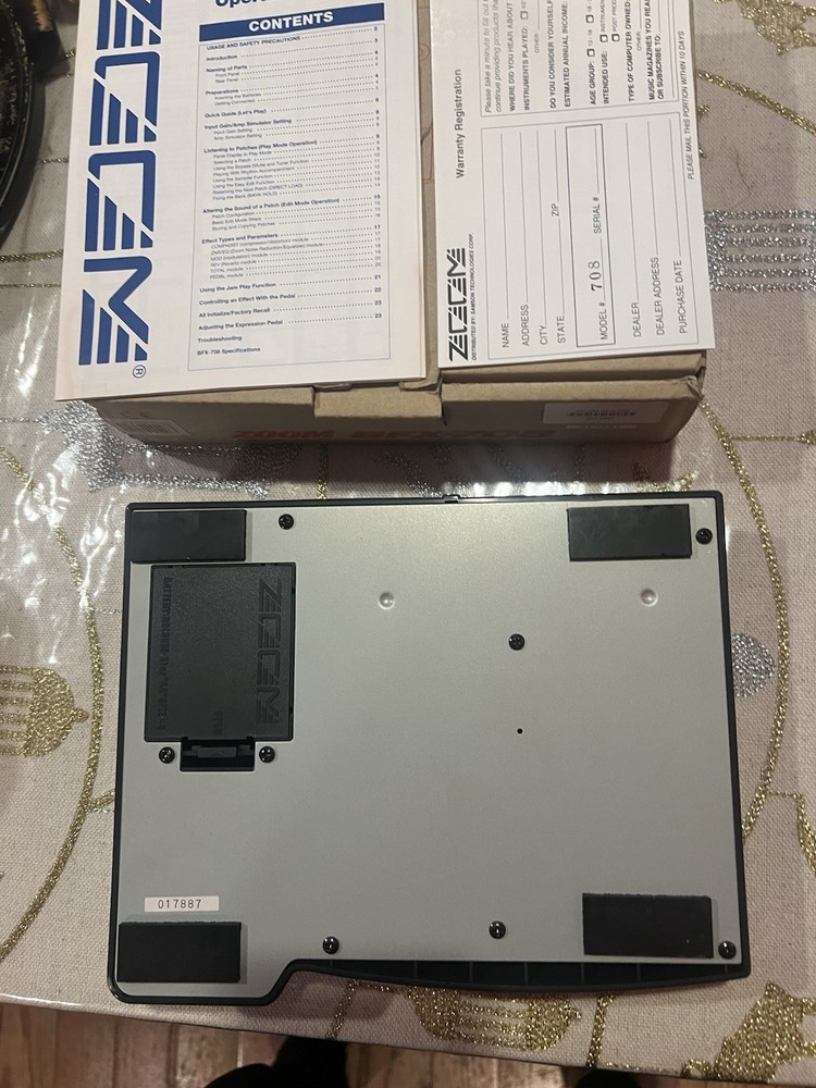 Zoom BFX-708 Bass Effects Processor