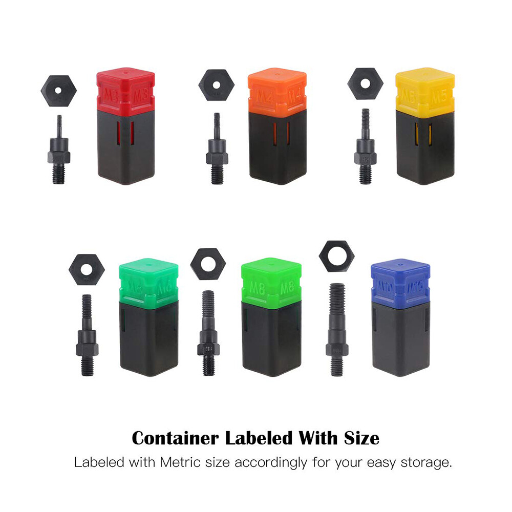 1510pc Rivet Nut Gun Kit Rivnut Setting Tools Nut Setter Tool Hand Blind Riveter