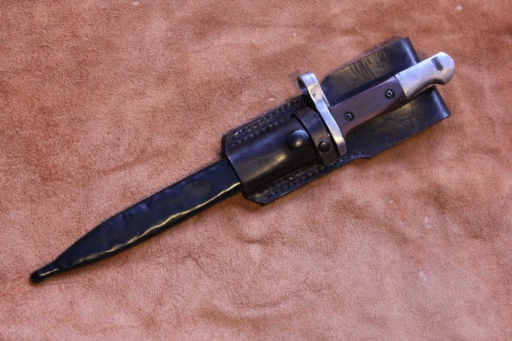 WW2 Modified M1935 Turkish Mauser Bayonet Marked AS