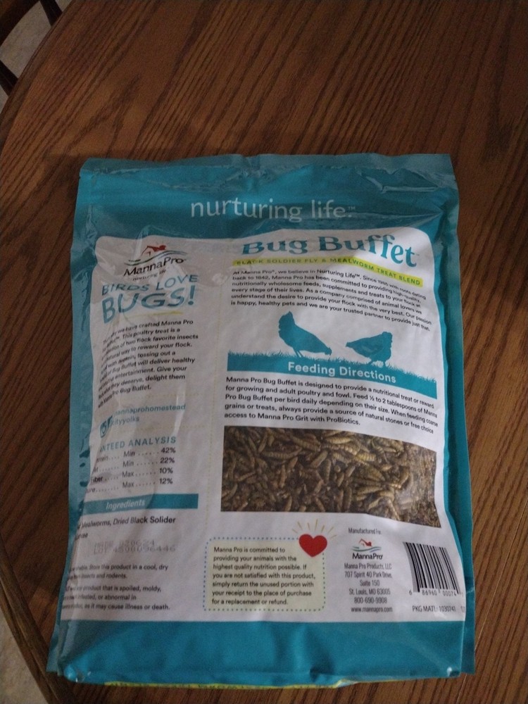 Bug Buffet Soldier Fly&Mealworm Treat