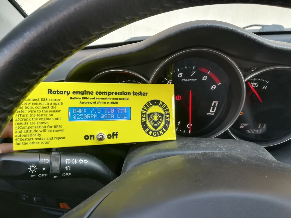 Rotary Compression Tester MAZDA RX8 RX7 13B 12A 20B