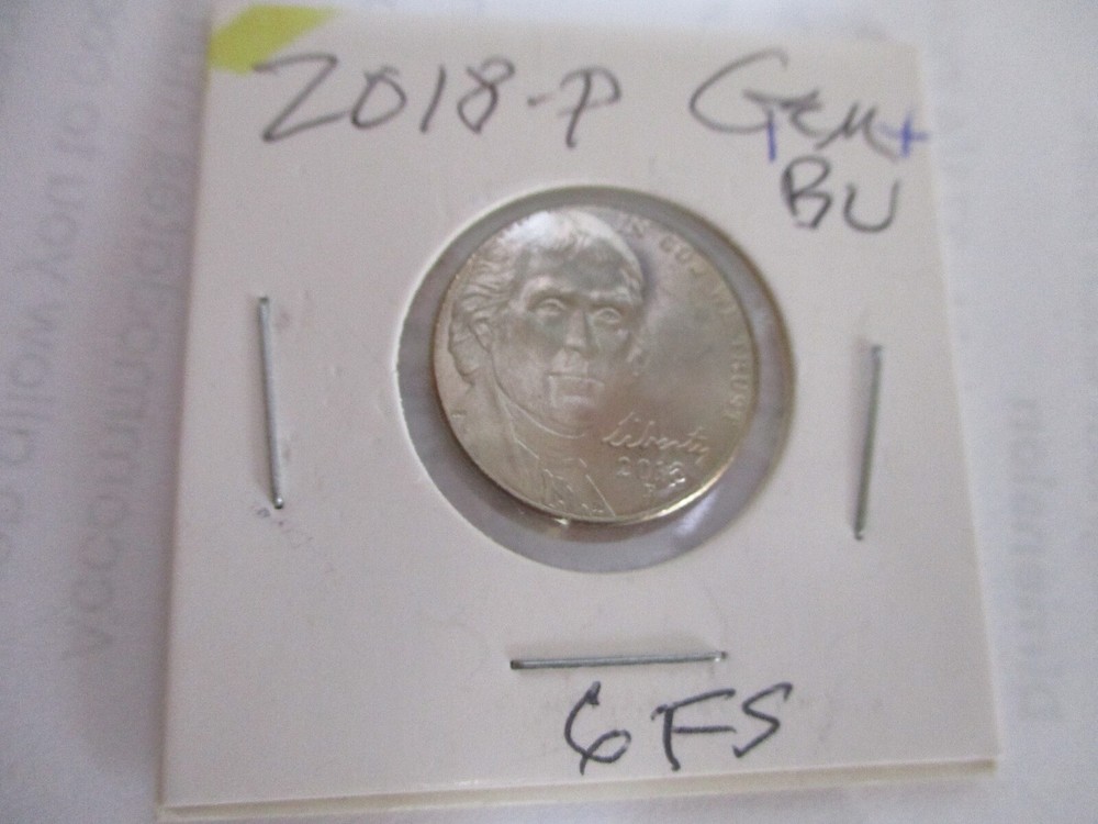2018-P JEFFERSON 6FS GEM+ BU   SIX FULL STEPS UNCIRCULATED